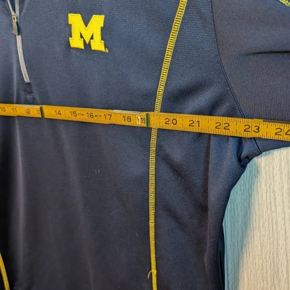 Michigan Wolverines NCAA Navy Blue PING Golf Athletic Pullover Mens Large - Picture 5 of 6